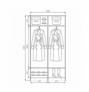 Шкаф-купе ХИТ 22-4-12/2-15 (420) в Алапаевске - alapaevsk.mebel-e96.ru