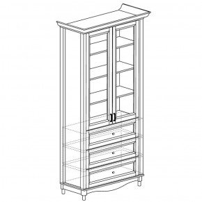 Шкаф многоцелевой Прованс 402 (Яна) в Алапаевске - alapaevsk.mebel-e96.ru