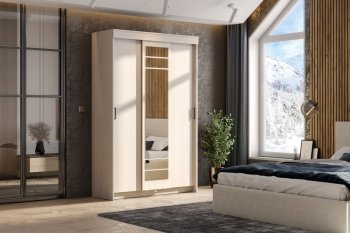 Шкаф-купе ШКП-7 1300 мм ясень анкор (СВ) в Алапаевске - alapaevsk.mebel-e96.ru