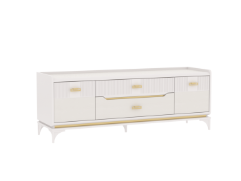 Тумба ТВ Сиде, Белый (СБК) в Алапаевске - alapaevsk.mebel-e96.ru