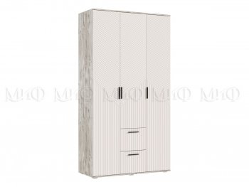 Шкаф 1200 мм Сильвия, дуб юкон/кашемир (Миф) в Алапаевске - alapaevsk.mebel-e96.ru
