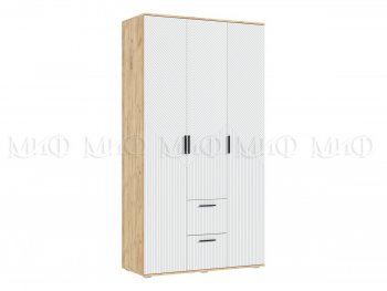 Шкаф 1200 мм Сильвия, крафт/белый (Миф) в Алапаевске - alapaevsk.mebel-e96.ru