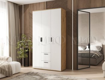 Шкаф 1200 мм Сильвия, крафт/белый (Миф) в Алапаевске - alapaevsk.mebel-e96.ru