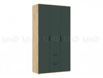 Шкаф 1200 мм Сильвия, крафт/грин (Миф) в Алапаевске - alapaevsk.mebel-e96.ru
