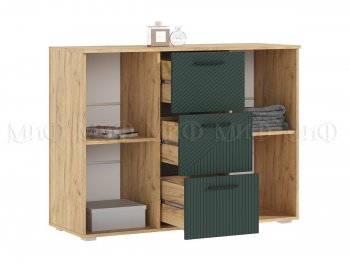 Комод Сильвия, крафт/грин (Миф) в Алапаевске - alapaevsk.mebel-e96.ru