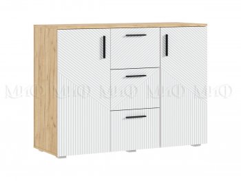 Комод Сильвия, крафт/белый (Миф) в Алапаевске - alapaevsk.mebel-e96.ru