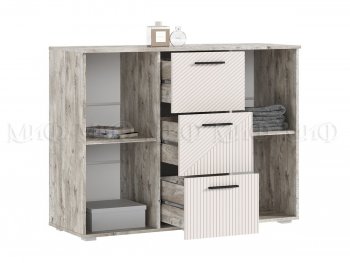 Комод Сильвия, дуб юкон/кашемир (Миф) в Алапаевске - alapaevsk.mebel-e96.ru