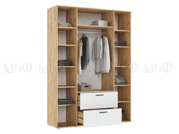 Шкаф 1600 мм Сильвия, крафт/белый (Миф) в Алапаевске - alapaevsk.mebel-e96.ru
