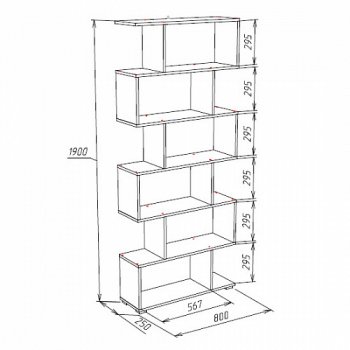 Стеллаж Слим (ВНК) в Алапаевске - alapaevsk.mebel-e96.ru