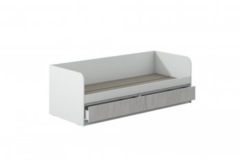 Кровать Соната 900 белый/крафт белый (Зарон) в Алапаевске - alapaevsk.mebel-e96.ru