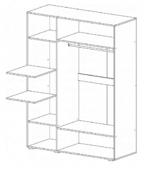 Спальный гарнитур Ненси модульный (Гор) в Алапаевске - alapaevsk.mebel-e96.ru