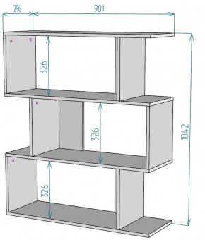 Стеллаж S41 (Белый) в Алапаевске - alapaevsk.mebel-e96.ru