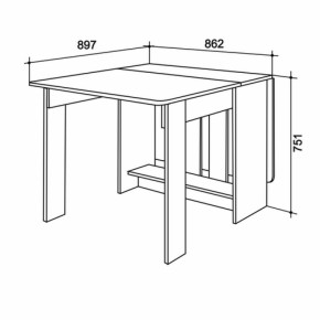 Стол-книжка ПВХ (Мебельсон) в Алапаевске - alapaevsk.mebel-e96.ru