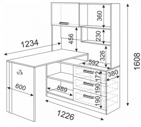 Стол компьютерный Волкер М7 (Риннер) в Алапаевске - alapaevsk.mebel-e96.ru