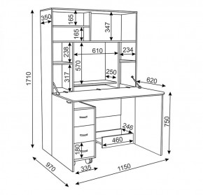 Стол-трансформер Для отличника (Риннер) в Алапаевске - alapaevsk.mebel-e96.ru