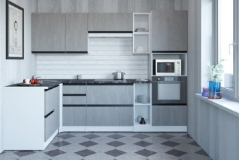 Кухонный гарнитур Сюита мега прайм 1500*2700 мм (Герда) в Алапаевске - alapaevsk.mebel-e96.ru