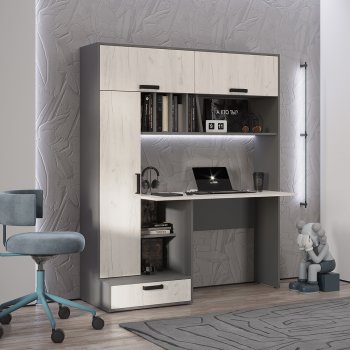 Стол компьютерный Техно графит/крафт  (БТС) в Алапаевске - alapaevsk.mebel-e96.ru