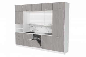 Кухонный гарнитур Терция экстра 5 3000 мм (Герда) в Алапаевске - alapaevsk.mebel-e96.ru