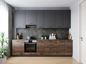 Кухонный гарнитур высокий Трансильвания 3000 мм (Санвут) в Алапаевске - alapaevsk.mebel-e96.ru