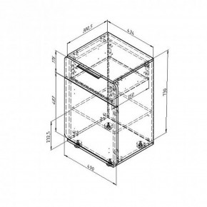 Тумба Дельта Лофт-24.01 Дуб Ирладндский в Алапаевске - alapaevsk.mebel-e96.ru