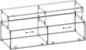 Тумба малая ТМС-1200 (Дуб сонома/Белый глянец) в Алапаевске - alapaevsk.mebel-e96.ru