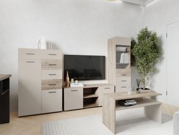 Комод Турин ЛДСП крафт серый/кашемир (ВВР) в Алапаевске - alapaevsk.mebel-e96.ru