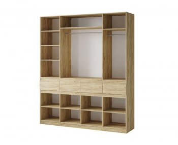 Шкаф 2000 мм Турин ЛДСП крафт серый/кашемир (ВВР) в Алапаевске - alapaevsk.mebel-e96.ru