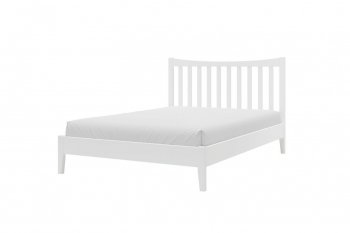 Кровать из массива Виола белый античный (БМ) в Алапаевске - alapaevsk.mebel-e96.ru