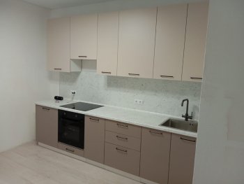 Кухонный гарнитур высокий Латте 3000 мм, Стол. 38 мм в Алапаевске - alapaevsk.mebel-e96.ru