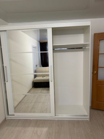 Шкаф-купе Крафт-6 белый ясень 2000 мм (БТС) в Алапаевске - alapaevsk.mebel-e96.ru